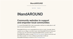 Desktop Screenshot of inandaround.org.uk